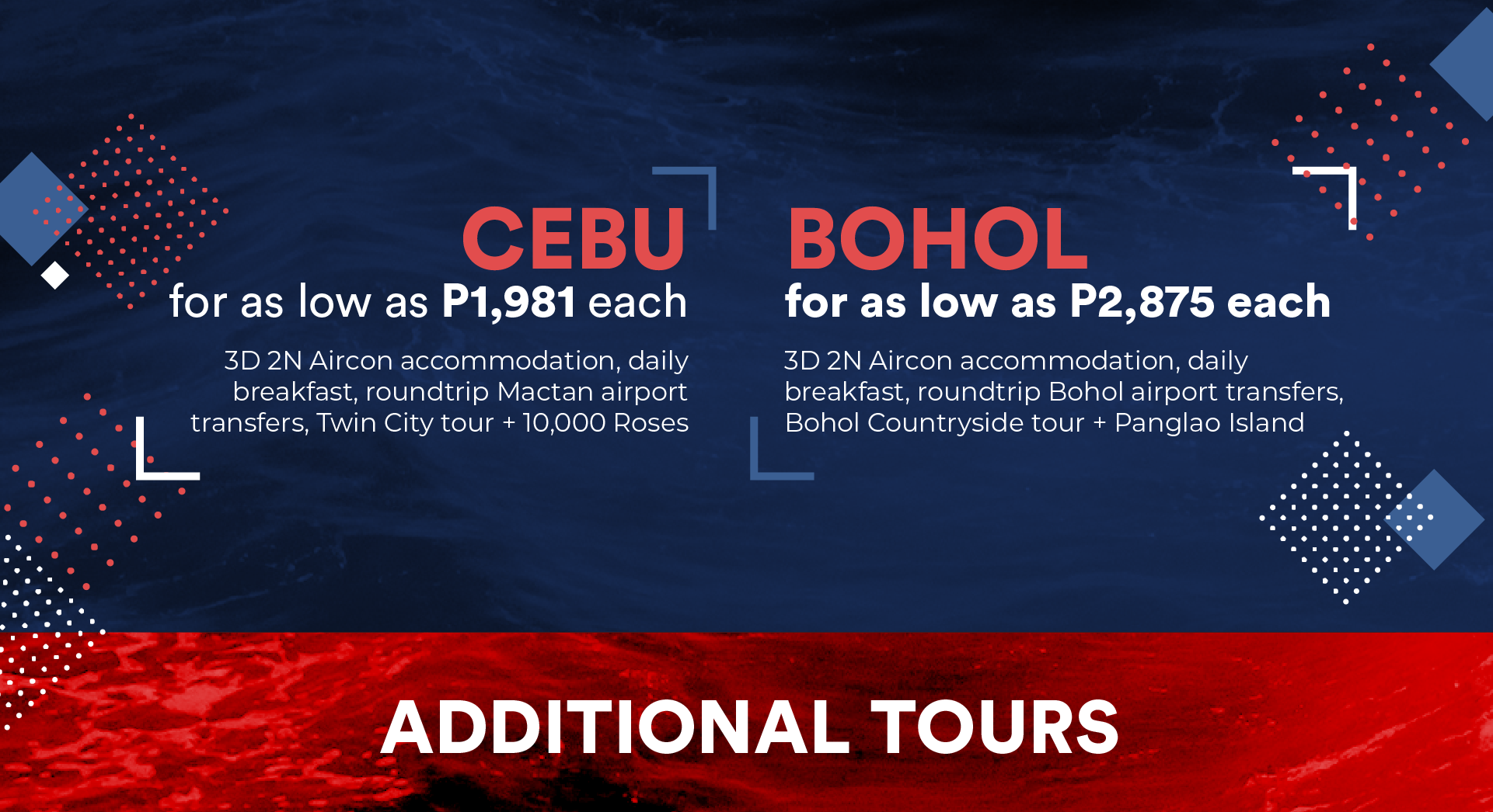 Cebu City and Bohol Island