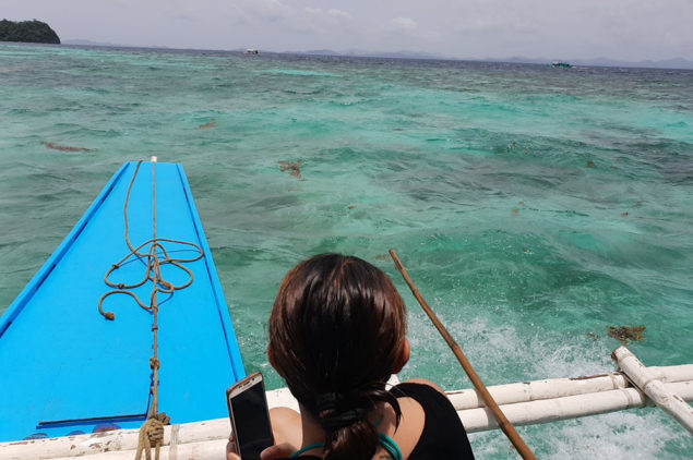 Clear blue waters of Coron, Palawan