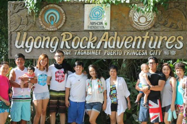 Happy guests of ePhilippines at Ugong Rock Adventures,, Puerto Princesa, Palawan