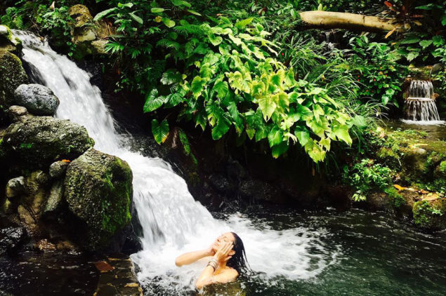Swimming at Hidden Valley Springs Resort, Calauan, Laguna