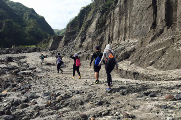 Trekking at Mount Pinatubo, Zambales