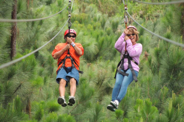 Ziplining at Dahilayan Adventure Park, Bukidnon