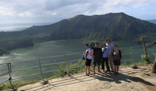 Happy guests of ePhilippines at Taal Volcano, Batangas