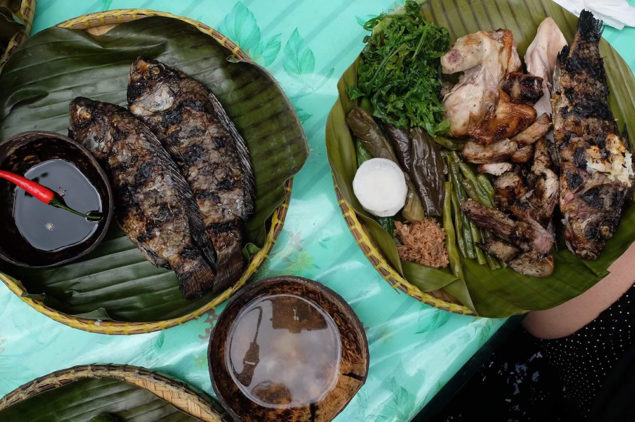 Seafood Meal at Villa Escudero Plantations and Resort, Tiaong, Quezon Province