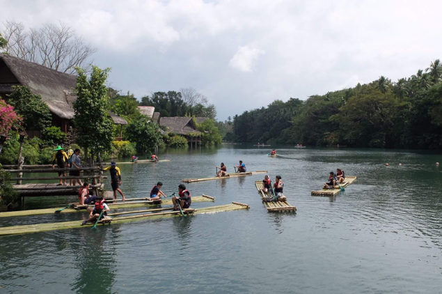 Bamboo Rafting at Villa Escudero Plantations and Resort, Tiaong, Quezon Province