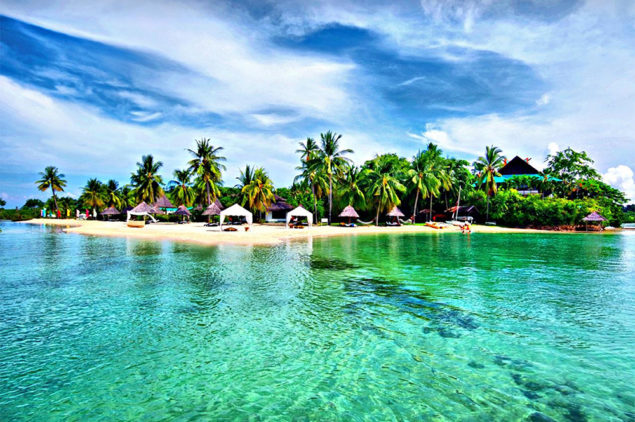 Beach Front of Badian Island Wellness Resort, Cebu