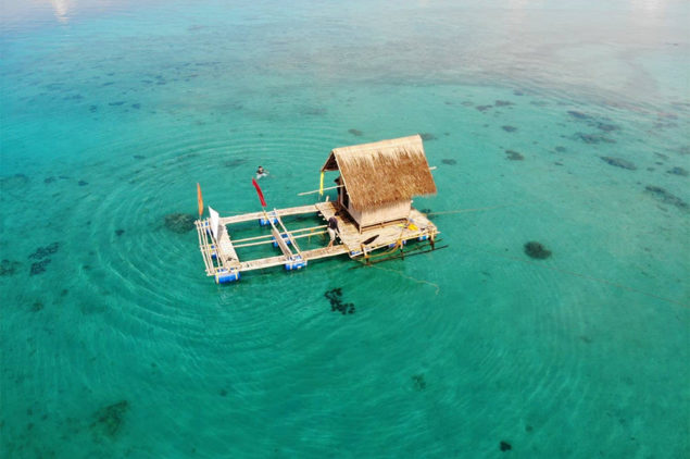 Dapdap's Floating Cottages in Badian, Cebu