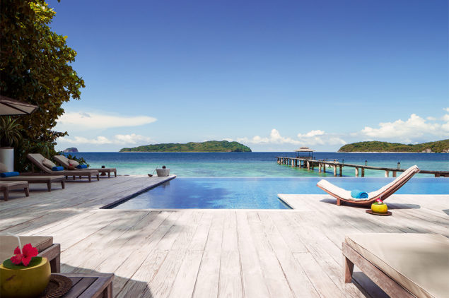 Infinity Pool at Ariara Island Resort, Palawan