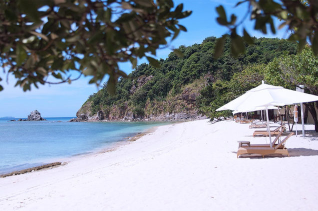 Beach front of Club Paradise, Coron, Palawan