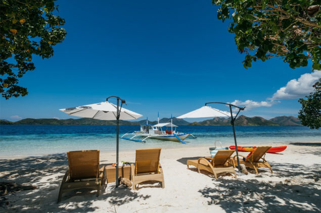 Beachfront of Club Paradise, Coron, Palawan