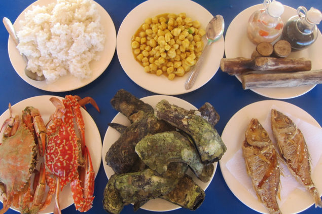 Seafood Meal at Gogantes Island, Iloilo