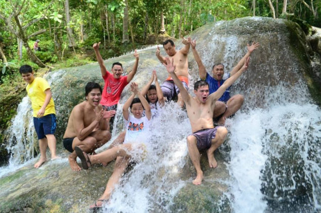 Hagimit Falls in Samal Island, Davao