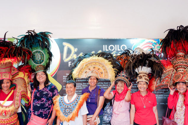 Happy guests of ePhilippines at the DInagyang Festival Iloilo City