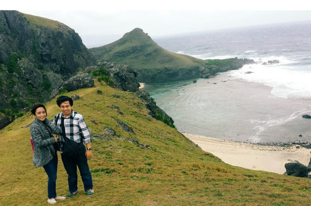 Happy guest for ePhilippines at Chamantad Cove and Tinyan Viewpoint, Sabtang Island, Batanes Island