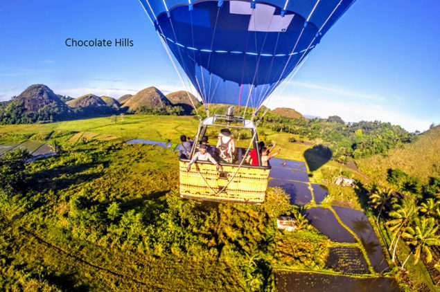 Chocolate Hills Hot Air Balloon Ride, Bohol