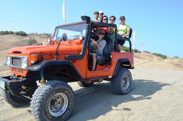 4x4 ride at Paoay Sand Dunes, Ilocos Norte