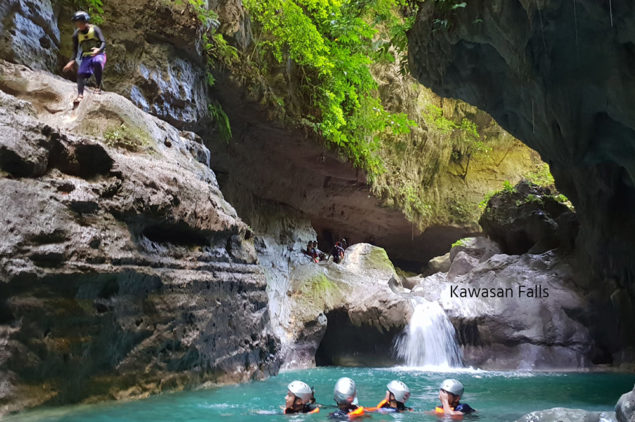Canyoneering at Kawasan Falls, Badian, Cebu