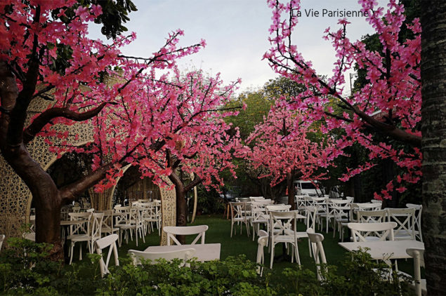 Garden Dining Area of La View Parisienne, Cebu