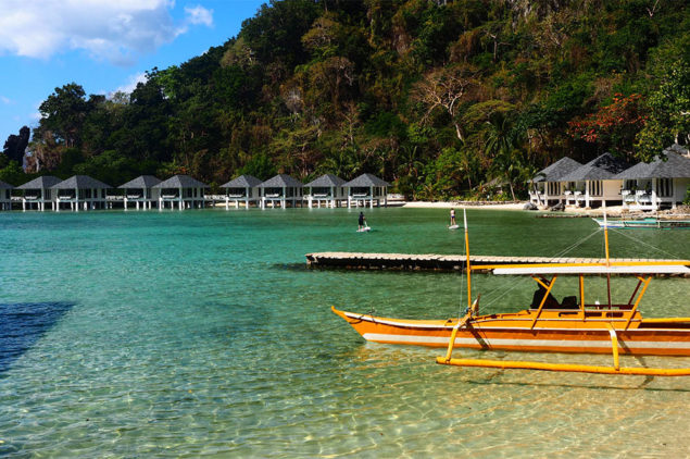 Stand Up Paddle Boarding at Lagen Island Resort, El Nido, Palawan