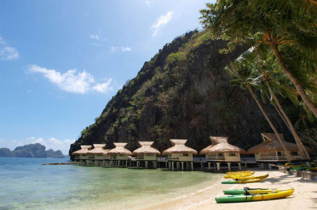 Water Cottages in Miniloc Island Resort, El Nido, Palawan