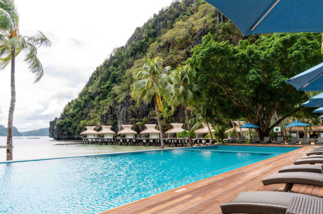 Pool View of Miniloc Island Resort, El Nido, Palawan