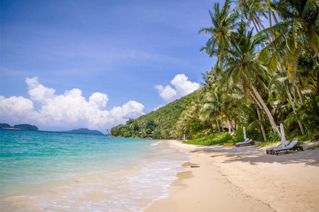 Pangalusian Island Resort, El Nido, Palawan Beach Front